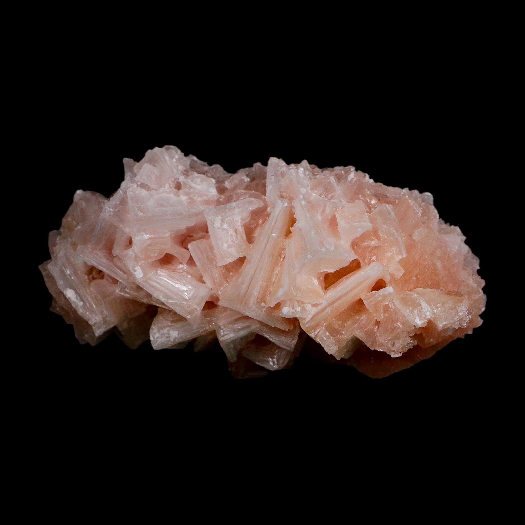 4.5" Quality Deep Pink Halite Salt Crystals Cluster Mineral Trona, CA Searles Lake