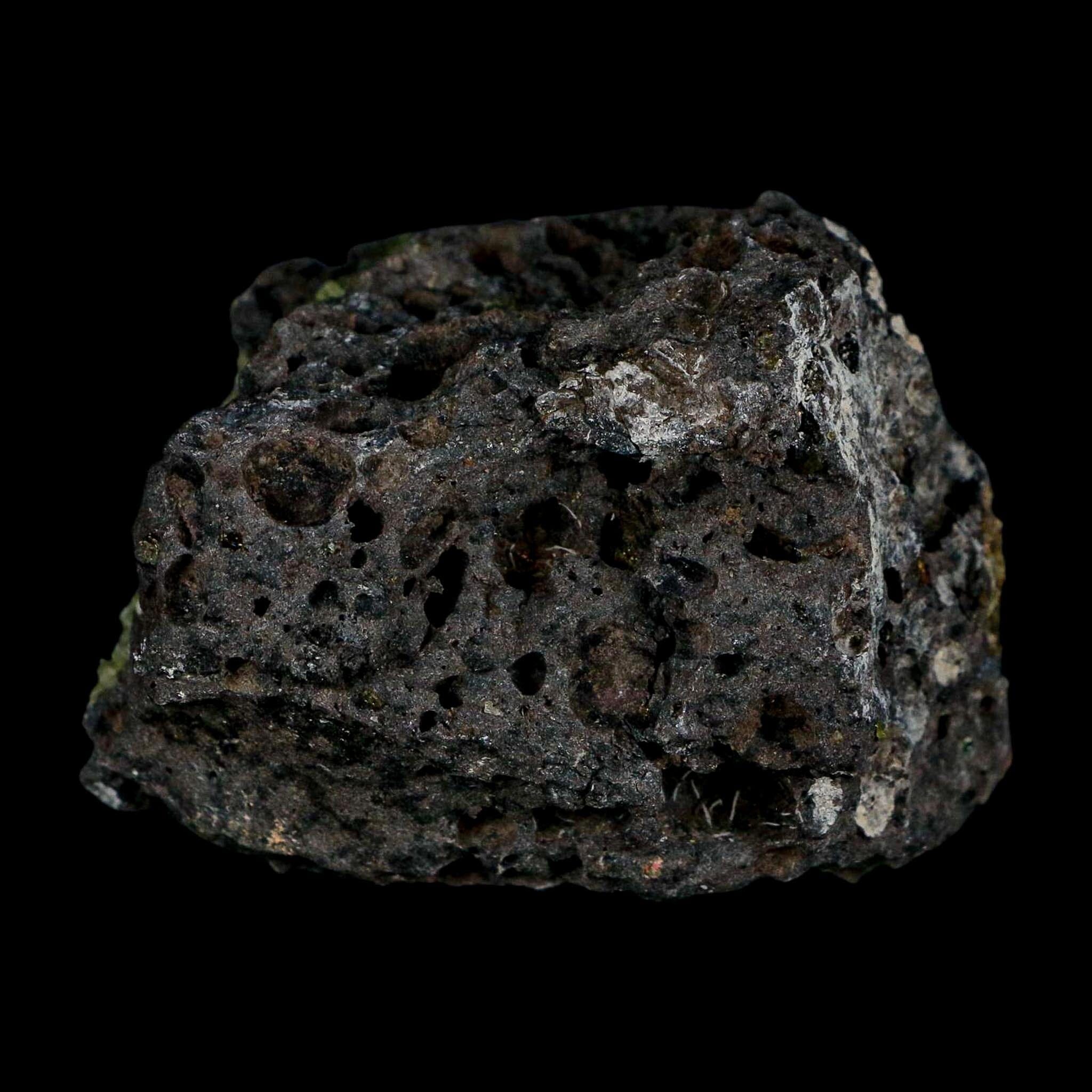 2.9" Emerald Peridot Crystals, Chrome Diopside And Spinel On Volcanic Rock Gila, AZ - Fossil Age Minerals