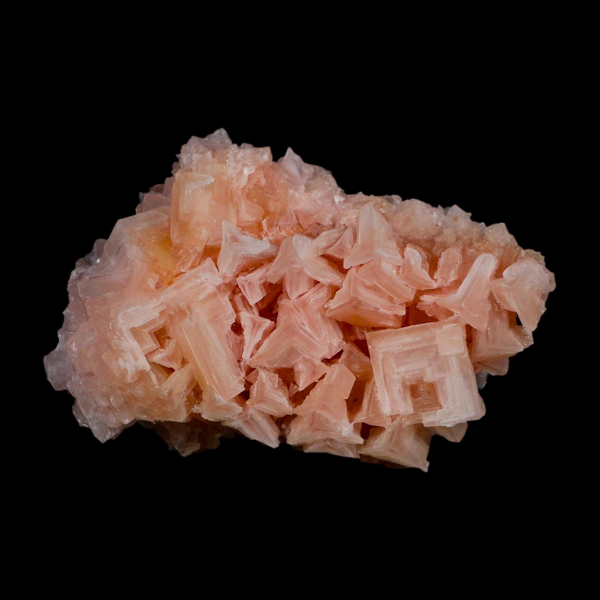 4.3" Quality Deep Pink Halite Salt Crystals Cluster Mineral Trona, CA Searles Lake