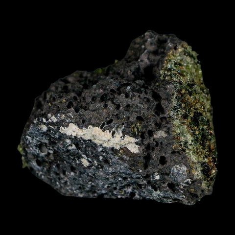 2.4" Emerald Peridot Crystals, Chrome Diopside And Spinel On Volcanic Rock Gila, AZ - Fossil Age Minerals