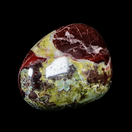 1.2" Polished Natural Dragon Blood Jasper Mineral Stone Western Australia