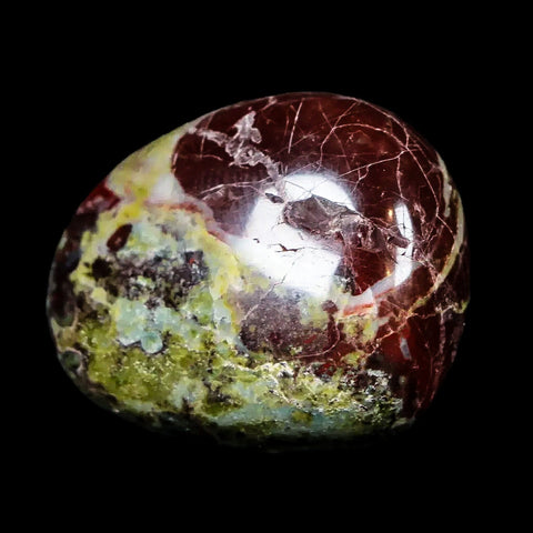 1.2" Polished Natural Dragon Blood Jasper Mineral Stone Western Australia - Fossil Age Minerals