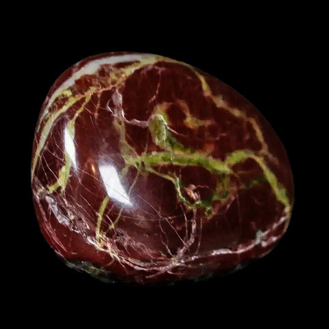 1.2" Polished Natural Dragon Blood Jasper Mineral Stone Western Australia - Fossil Age Minerals