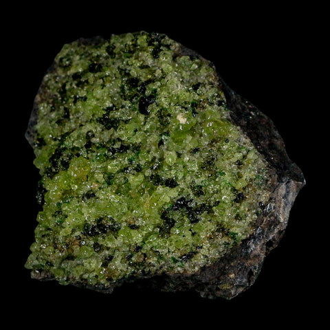 2.6" Emerald Peridot Crystals, Chrome Diopside And Spinel On Volcanic Rock Gila, AZ - Fossil Age Minerals