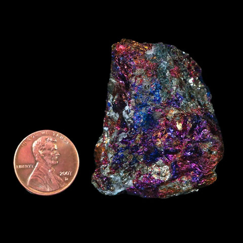 1.8" Chalcopyrite Bornite Brilliant Multicolored Peacock Ore Chihuahua Mexico - Fossil Age Minerals