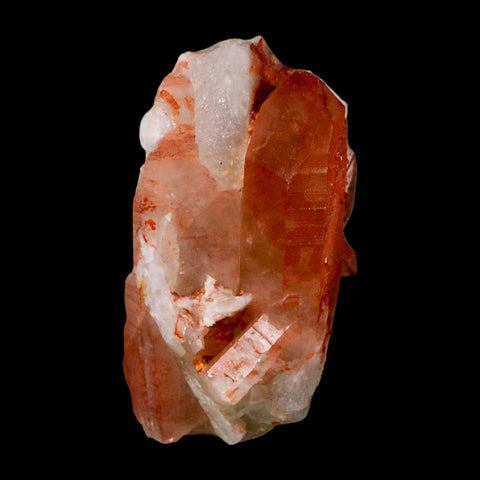 4" Natural Red Ferruginous Quartz Crystal Cluster Mineral Specimen Meknes Morocco - Fossil Age Minerals