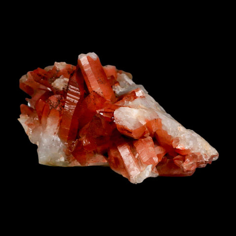 5.5" Natural Red Ferruginous Quartz Crystal Cluster Mineral Specimen Meknes Morocco - Fossil Age Minerals