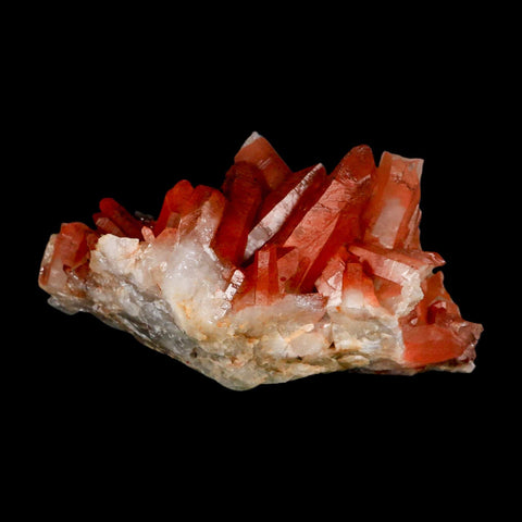 5.5" Natural Red Ferruginous Quartz Crystal Cluster Mineral Specimen Meknes Morocco - Fossil Age Minerals