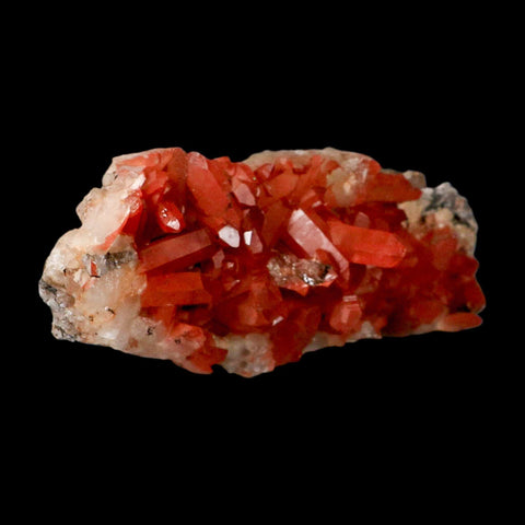 6.2" Natural Red Ferruginous Quartz Crystal Cluster Mineral Specimen Meknes Morocco - Fossil Age Minerals