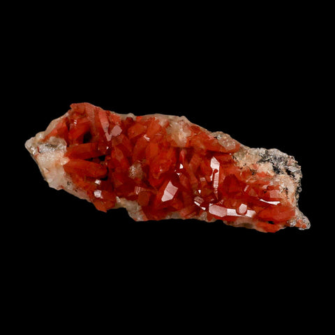 6.2" Natural Red Ferruginous Quartz Crystal Cluster Mineral Specimen Meknes Morocco - Fossil Age Minerals