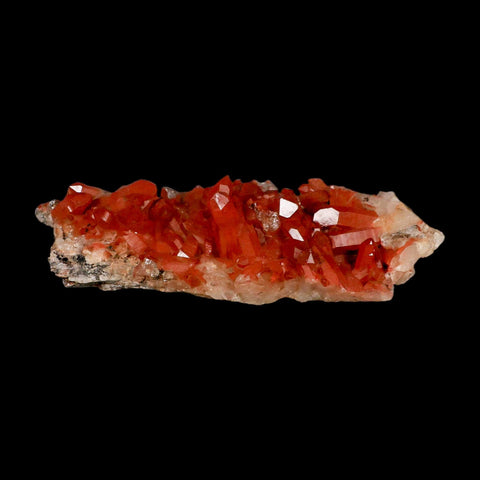 6.2" Natural Red Ferruginous Quartz Crystal Cluster Mineral Specimen Meknes Morocco - Fossil Age Minerals