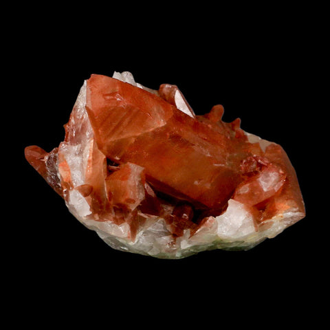 3.6" Natural Red Ferruginous Quartz Crystal Cluster Mineral Specimen Meknes Morocco - Fossil Age Minerals