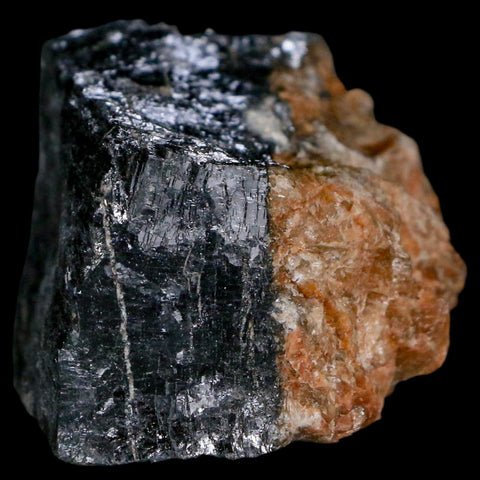 1.8" Rough Natural Silver Metallic Galena Crystal Mineral Mibladen Morocco - Fossil Age Minerals