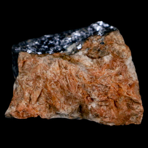 1.8" Rough Natural Silver Metallic Galena Crystal Mineral Mibladen Morocco - Fossil Age Minerals