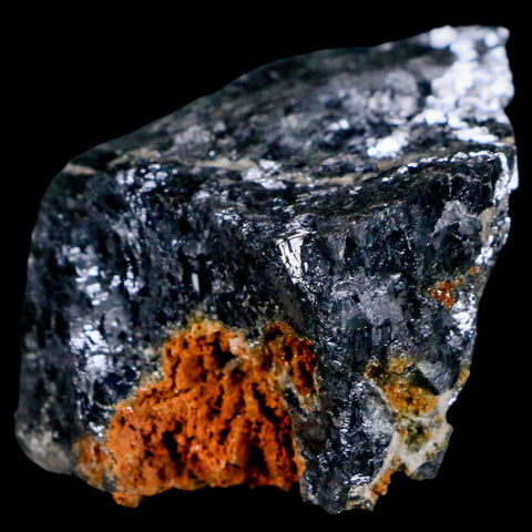 2.3" Rough Natural Silver Metallic Galena Crystal Mineral Mibladen Morocco - Fossil Age Minerals