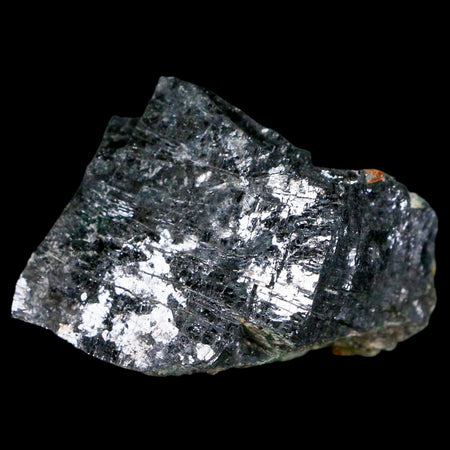 2.4" Rough Natural Silver Metallic Galena Crystal Mineral Mibladen Morocco