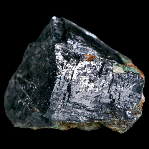 2.4" Rough Natural Silver Metallic Galena Crystal Mineral Mibladen Morocco - Fossil Age Minerals