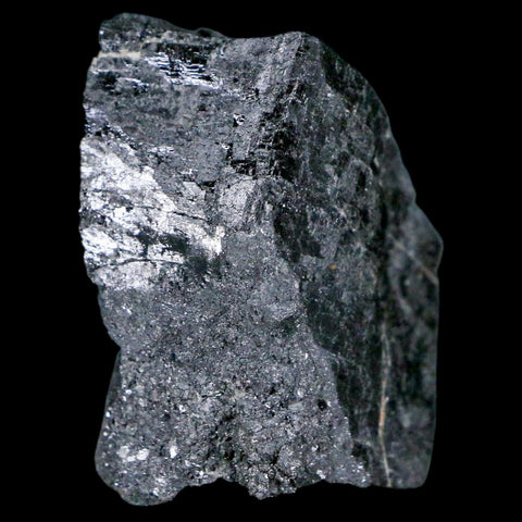 1.9" Rough Natural Silver Metallic Galena Crystal Mineral Mibladen Morocco - Fossil Age Minerals