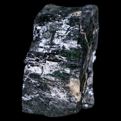 1.9" Rough Natural Silver Metallic Galena Crystal Mineral Mibladen Morocco - Fossil Age Minerals