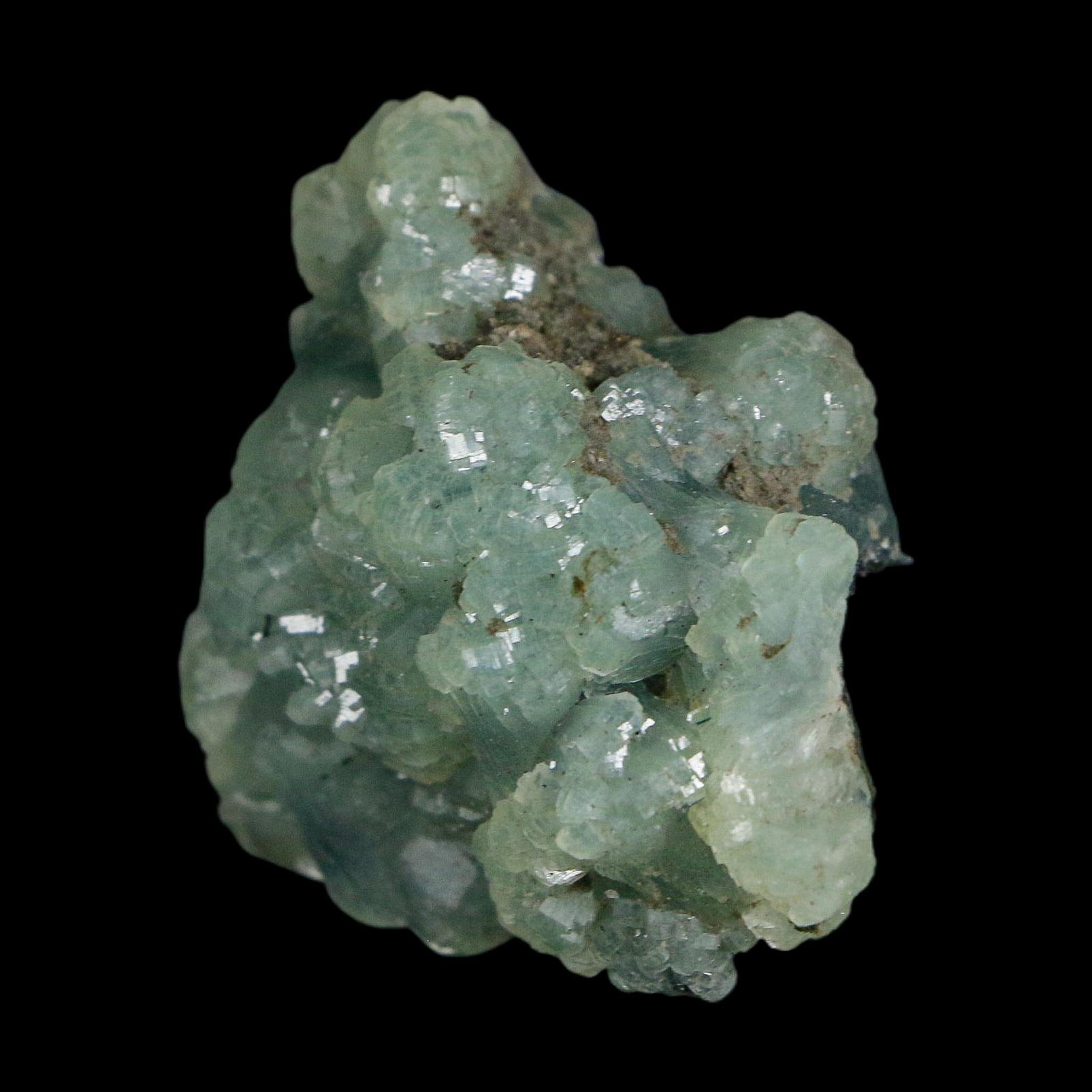 1.7" Rough Green Prehnite Crystal Mineral Specimen Location Imilchil, Morocco