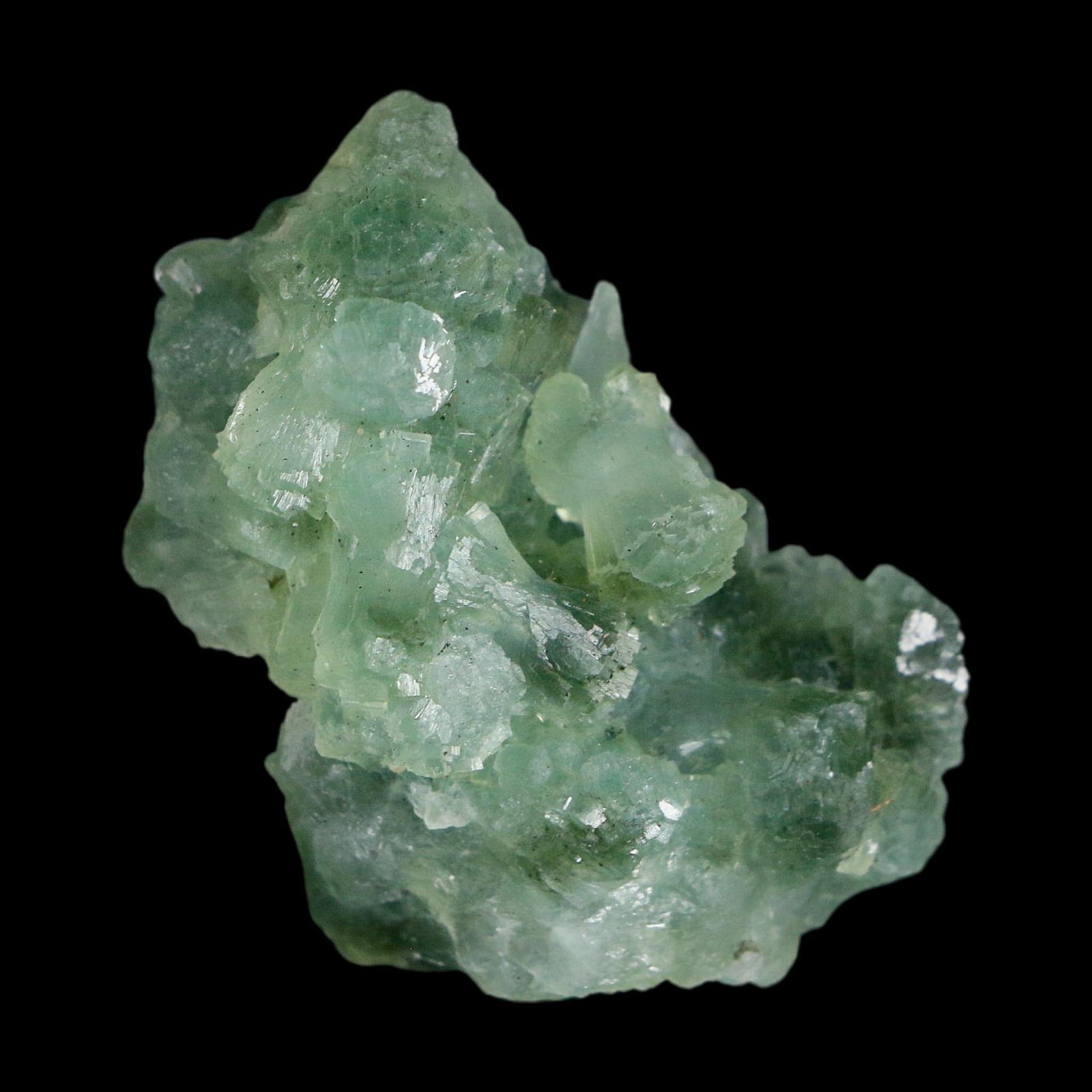 1.9" Rough Green Prehnite Crystal Mineral Specimen Location Imilchil, Morocco