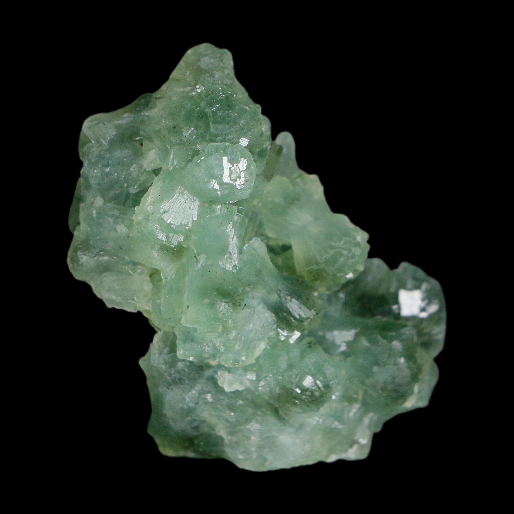1.9" Rough Green Prehnite Crystal Mineral Specimen Location Imilchil, Morocco