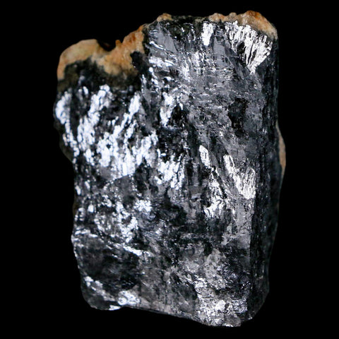 2" Rough Natural Silver Metallic Galena Crystal Mineral Mibladen Morocco - Fossil Age Minerals