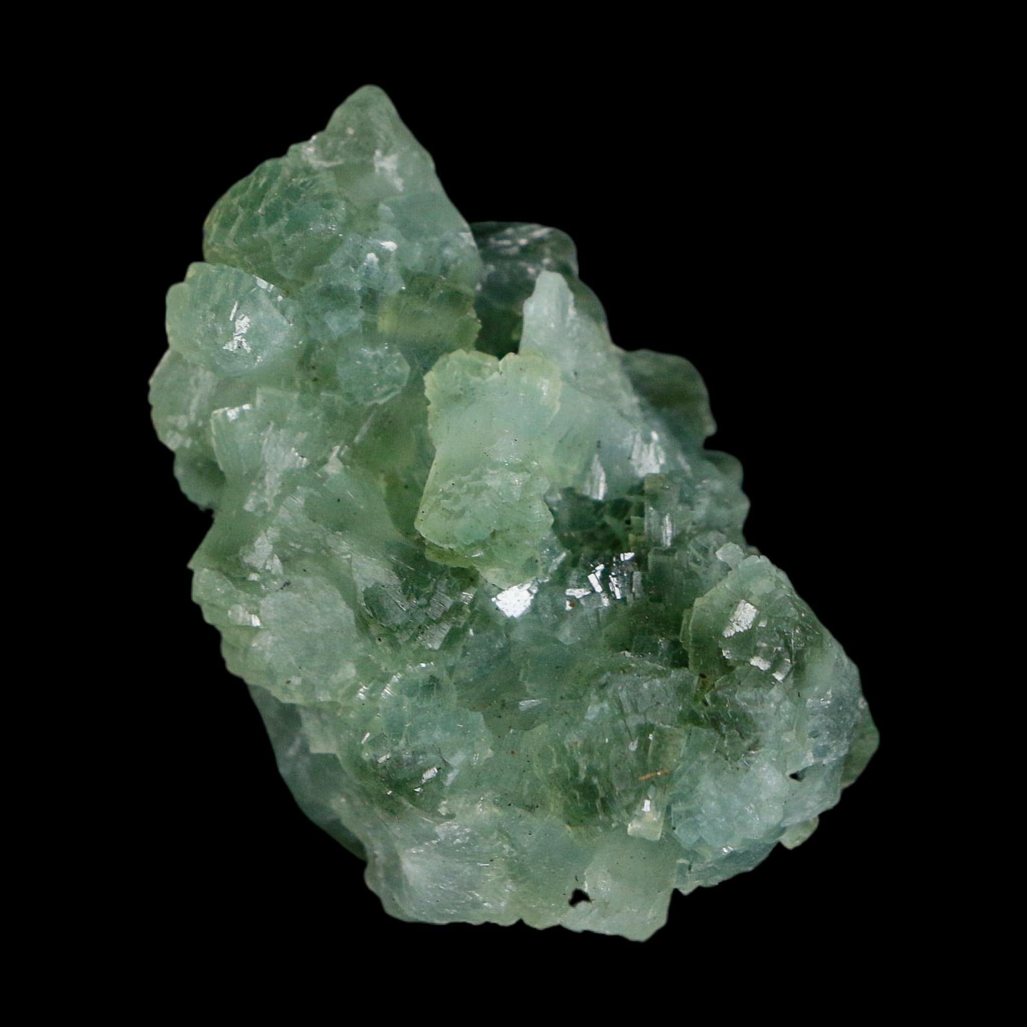 1.9" Rough Green Prehnite Crystal Mineral Specimen Location Imilchil, Morocco