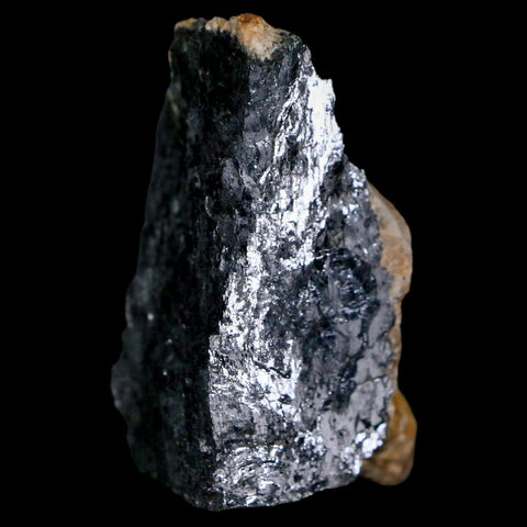 2" Rough Natural Silver Metallic Galena Crystal Mineral Mibladen Morocco - Fossil Age Minerals