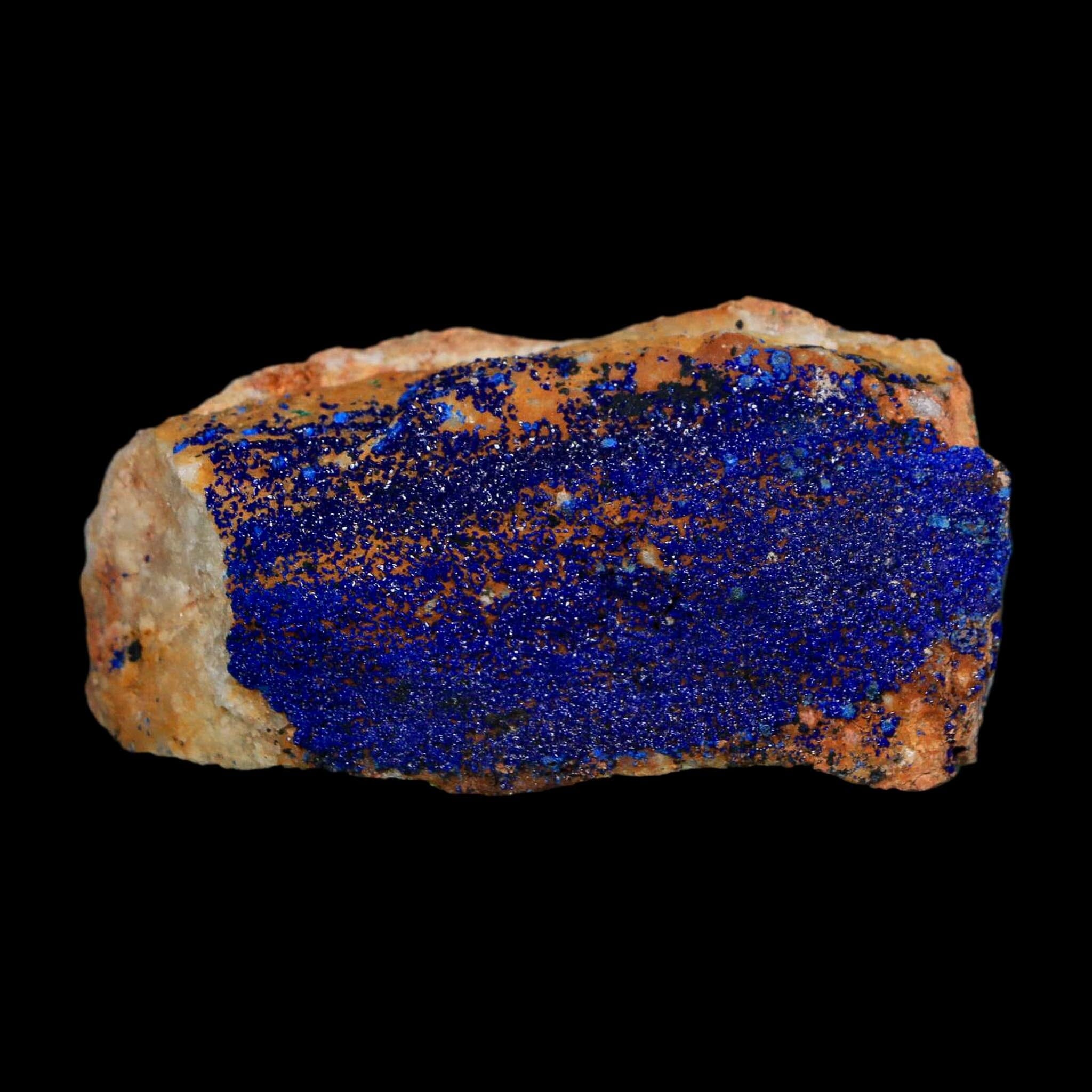 2.7" Azurite Crystals & Malachite On Matrix Colorful Mineral Specimen Morocco - Fossil Age Minerals