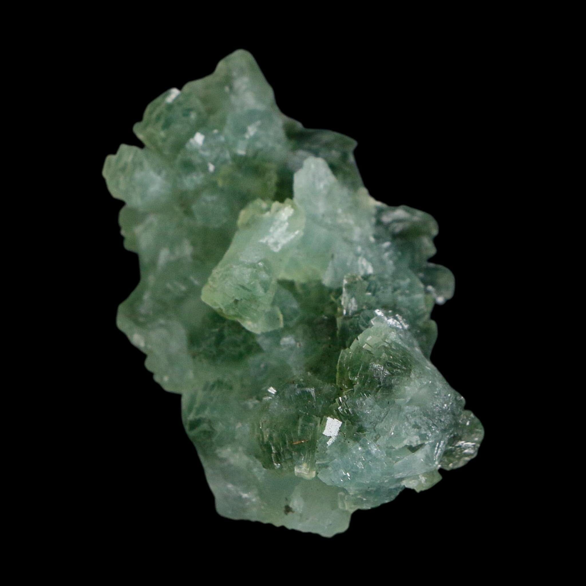 1.9" Rough Green Prehnite Crystal Mineral Specimen Location Imilchil, Morocco