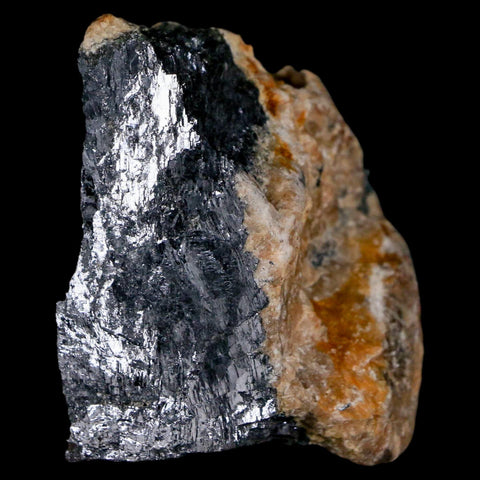 2" Rough Natural Silver Metallic Galena Crystal Mineral Mibladen Morocco - Fossil Age Minerals