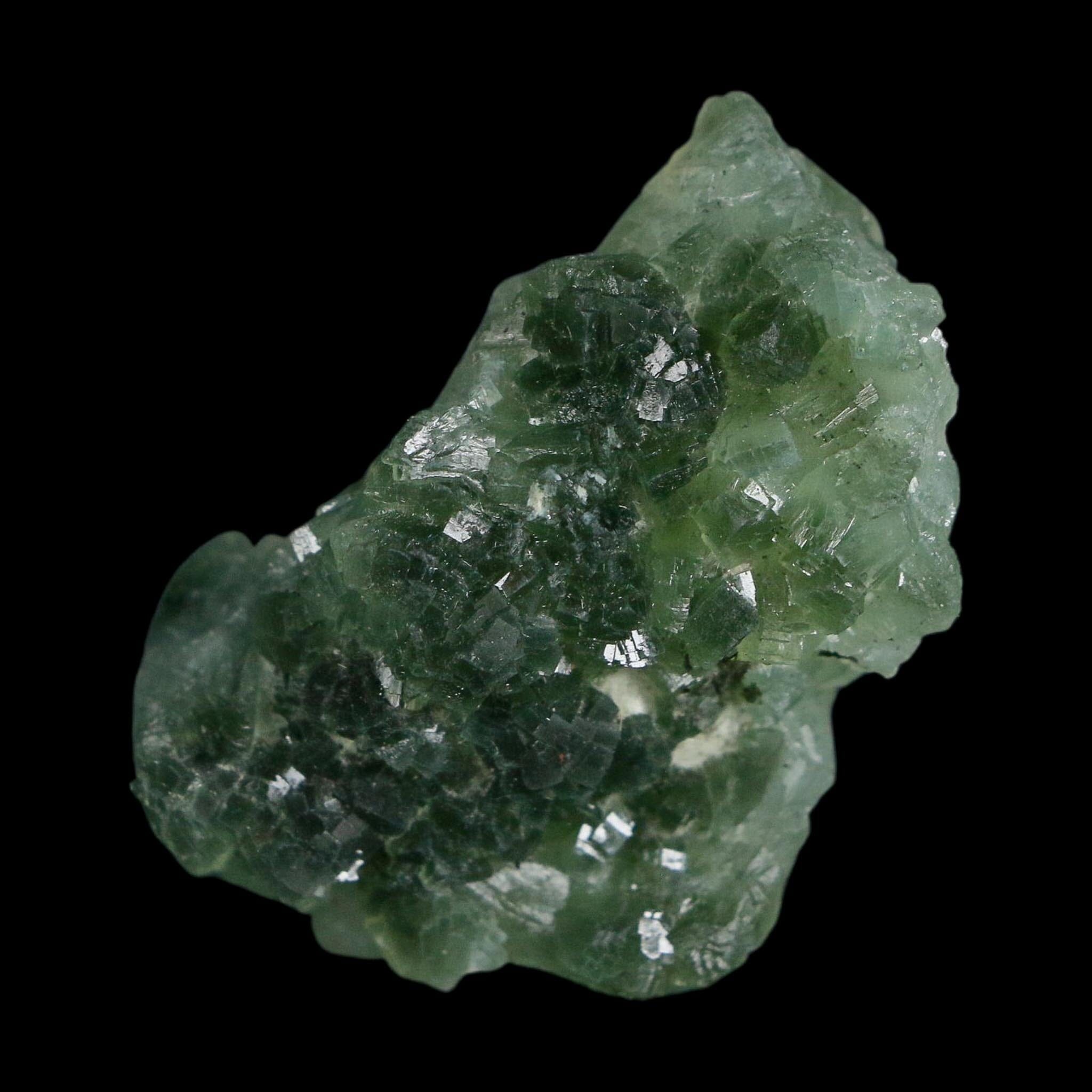 1.9" Rough Green Prehnite Crystal Mineral Specimen Location Imilchil, Morocco