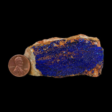 2.7" Azurite Crystals & Malachite On Matrix Colorful Mineral Specimen Morocco - Fossil Age Minerals