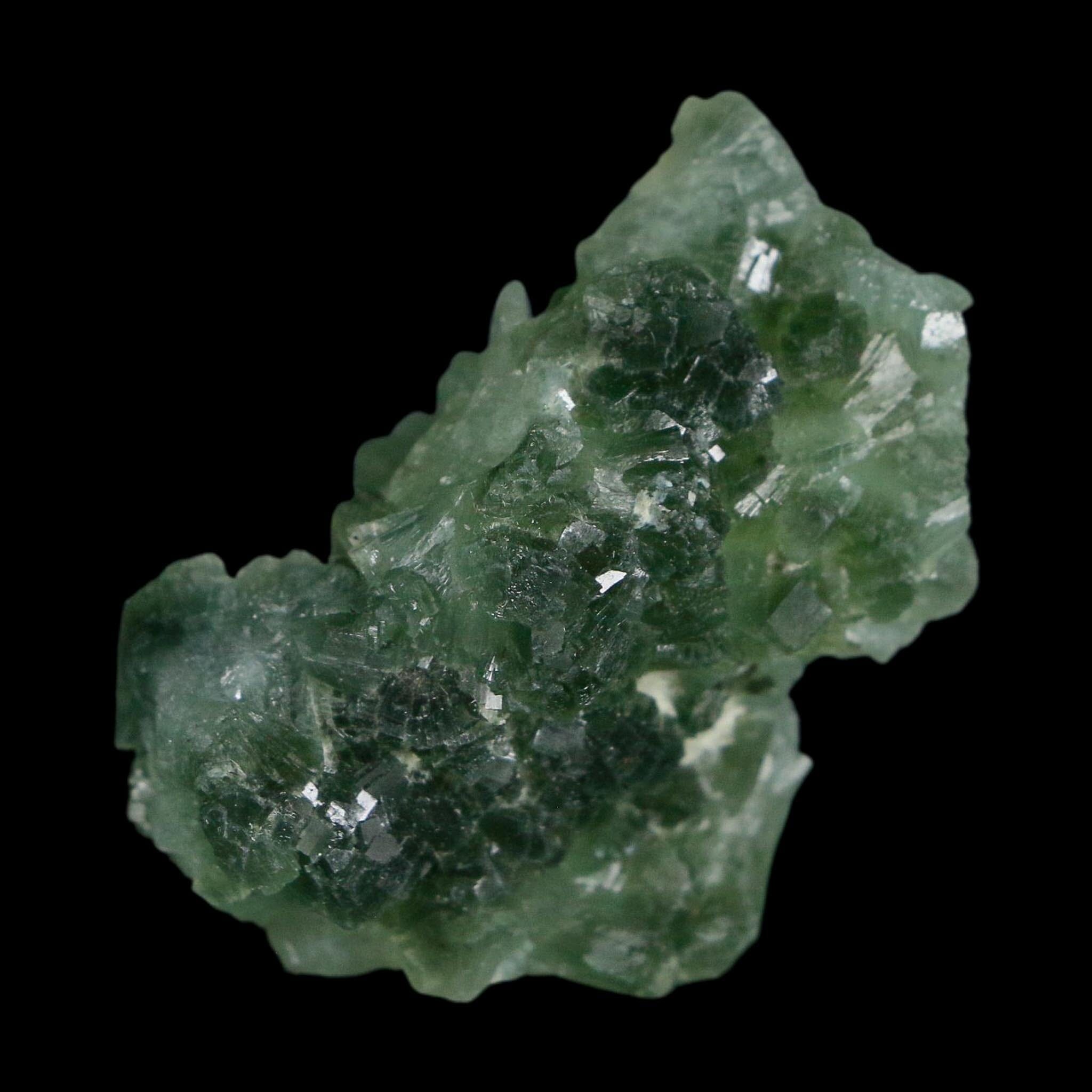1.9" Rough Green Prehnite Crystal Mineral Specimen Location Imilchil, Morocco
