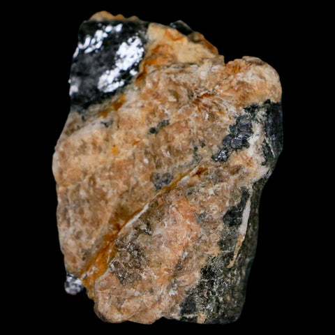 2" Rough Natural Silver Metallic Galena Crystal Mineral Mibladen Morocco - Fossil Age Minerals