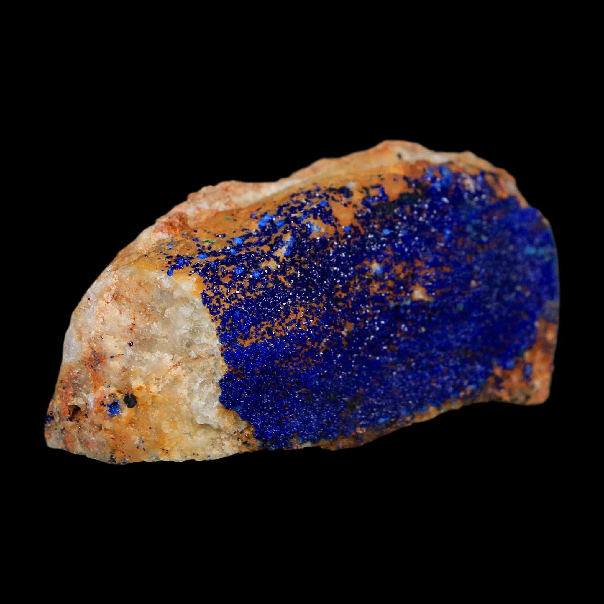 2.7" Azurite Crystals & Malachite On Matrix Colorful Mineral Specimen Morocco - Fossil Age Minerals