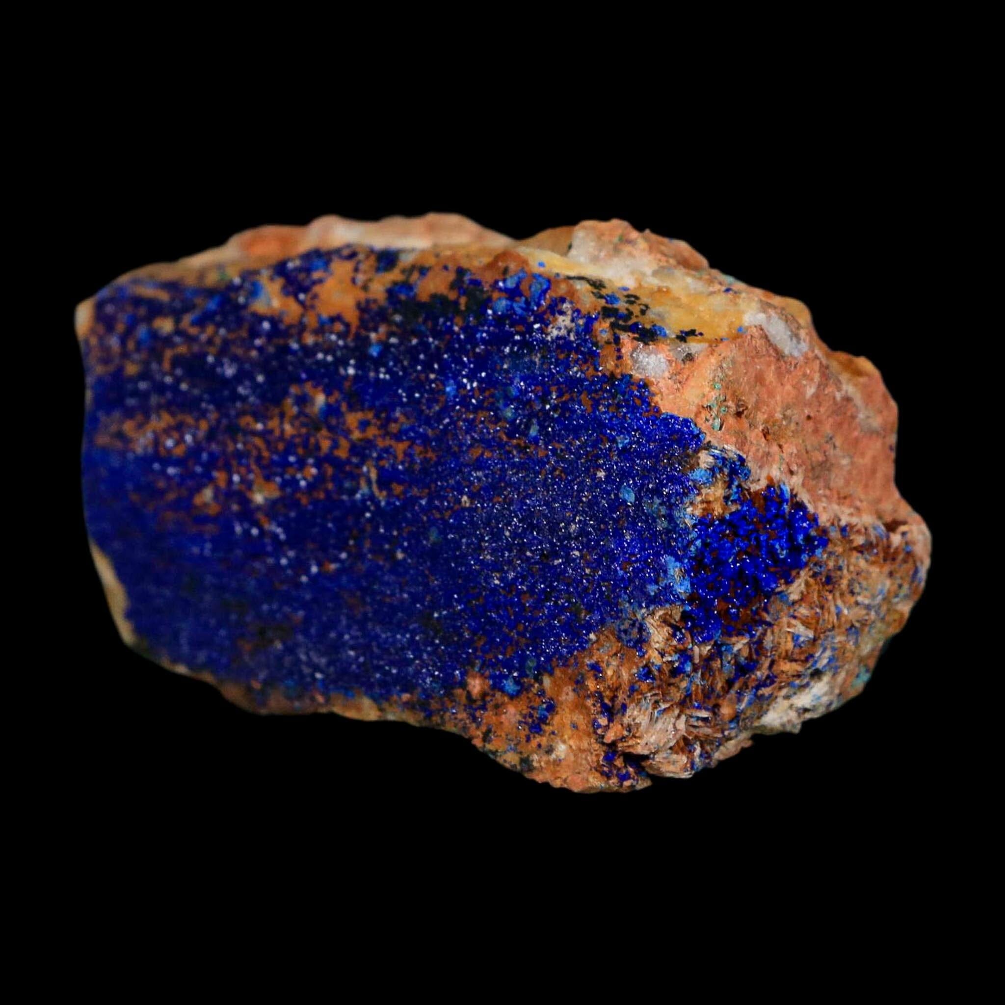 2.7" Azurite Crystals & Malachite On Matrix Colorful Mineral Specimen Morocco - Fossil Age Minerals