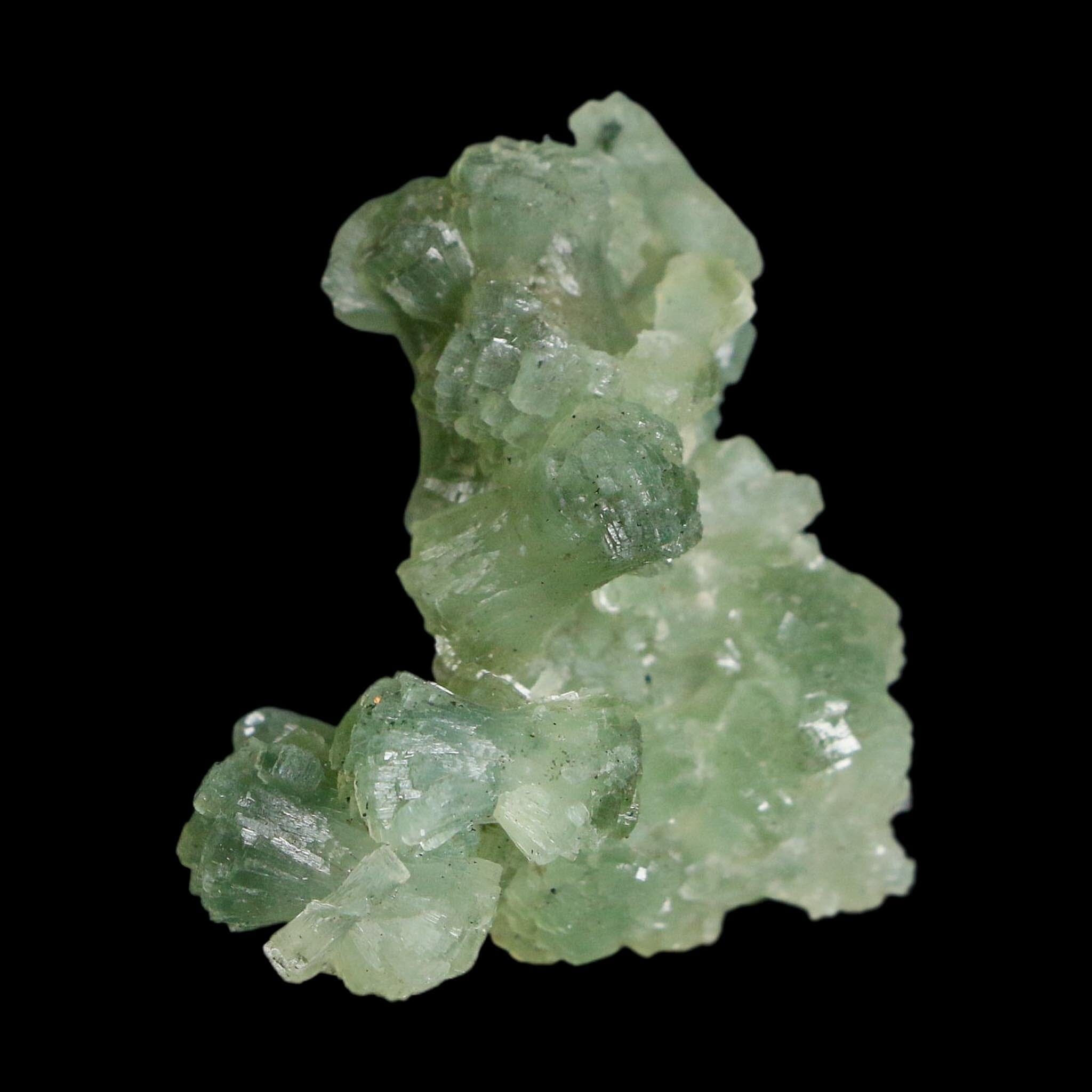 1.6" Rough Green Prehnite Crystal Mineral Specimen Location Imilchil, Morocco