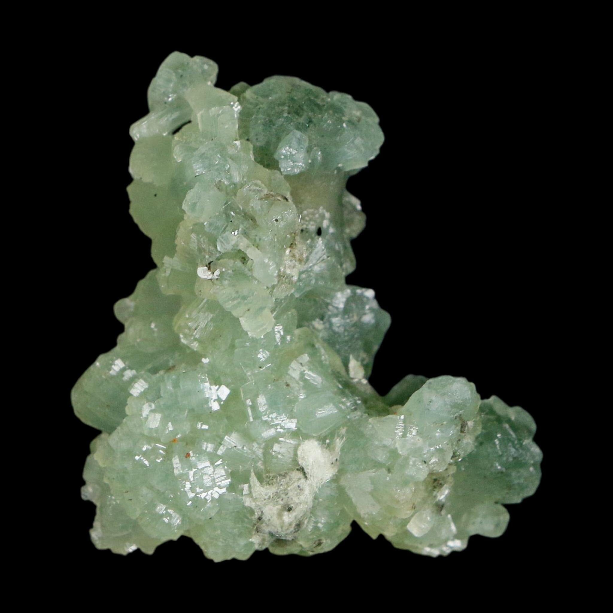 1.6" Rough Green Prehnite Crystal Mineral Specimen Location Imilchil, Morocco