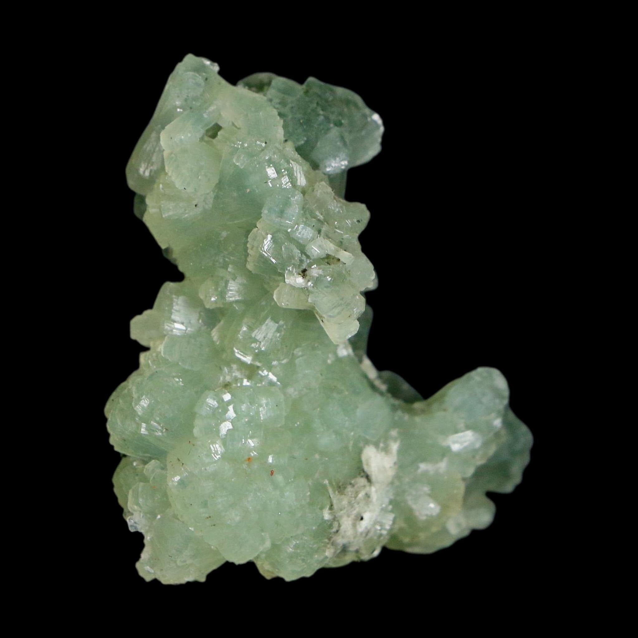 1.6" Rough Green Prehnite Crystal Mineral Specimen Location Imilchil, Morocco