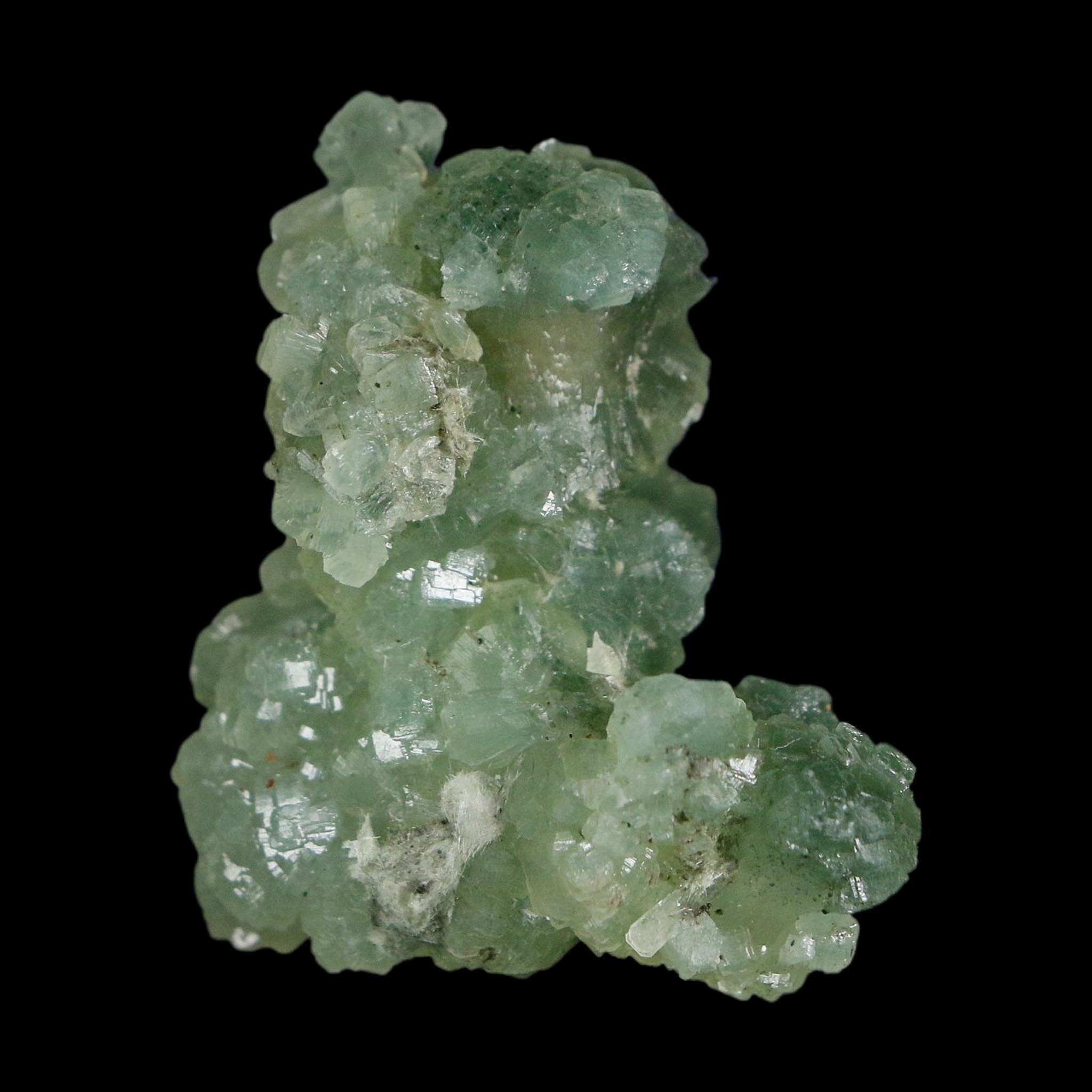 1.6" Rough Green Prehnite Crystal Mineral Specimen Location Imilchil, Morocco