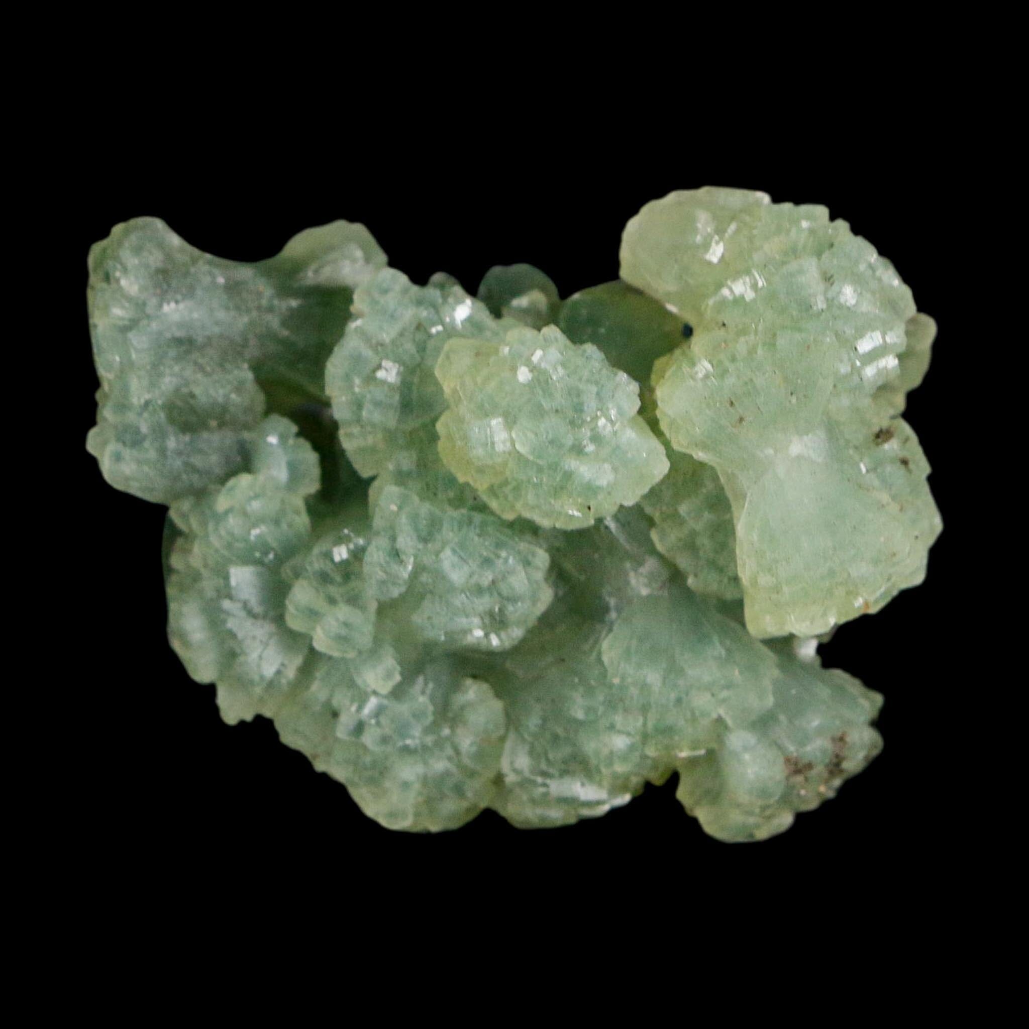 1.6" Rough Green Prehnite Crystal Mineral Specimen Location Imilchil, Morocco