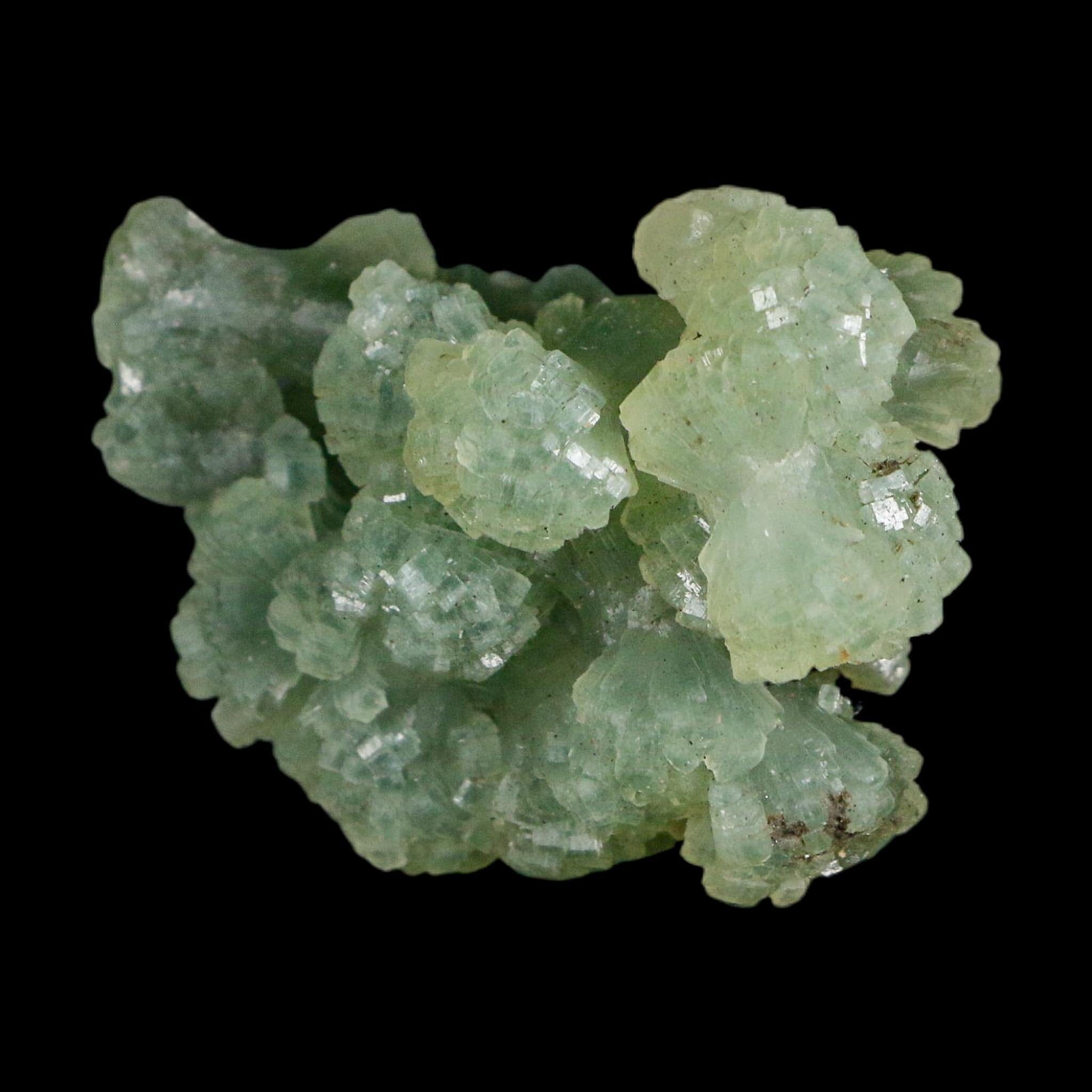 1.6" Rough Green Prehnite Crystal Mineral Specimen Location Imilchil, Morocco