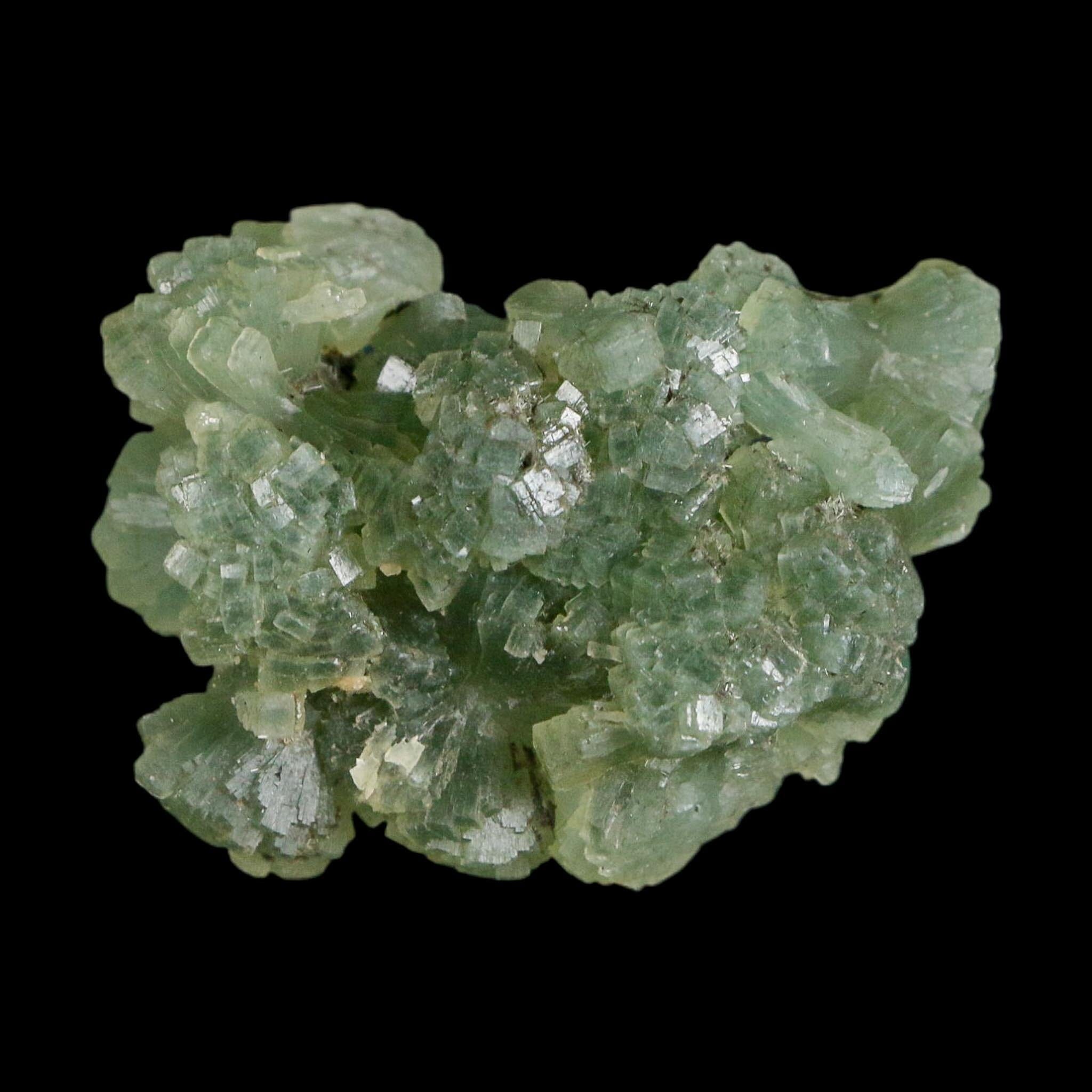1.6" Rough Green Prehnite Crystal Mineral Specimen Location Imilchil, Morocco