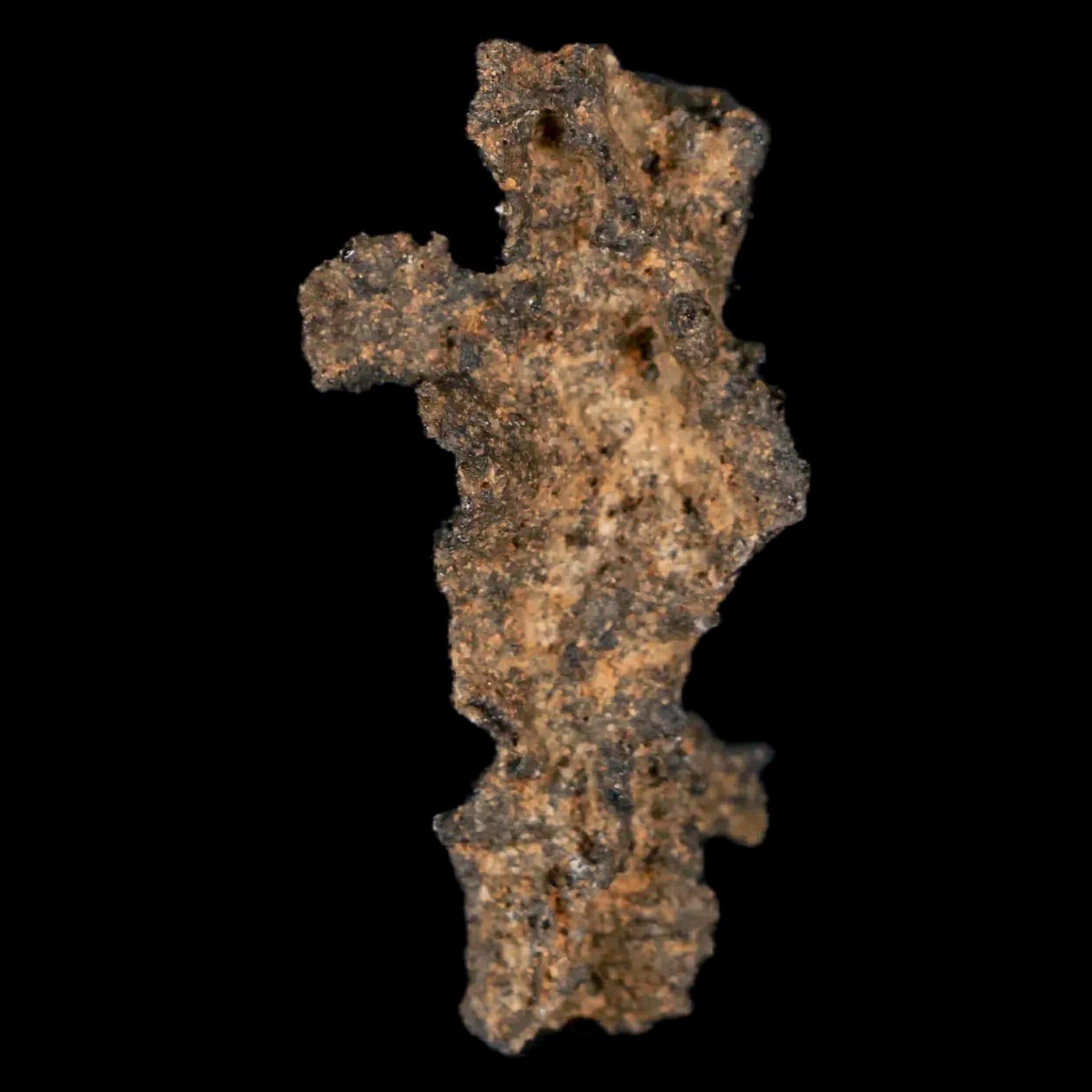 1.7" Fulgurite Petrified Lightning Strike Glass Sahara Desert Algeria - Fossil Age Minerals