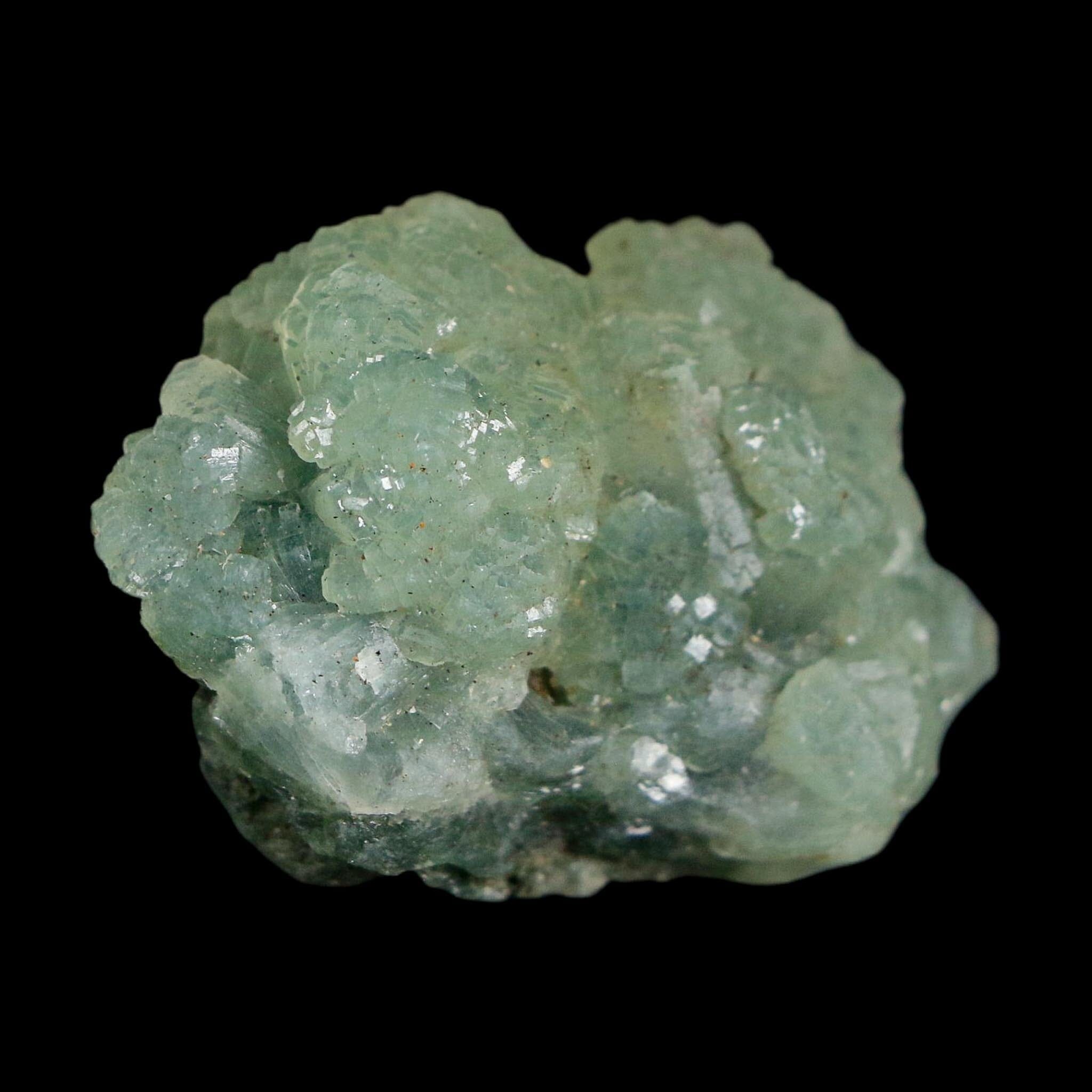 1.6" Rough Green Prehnite Crystal Mineral Specimen Location Imilchil, Morocco