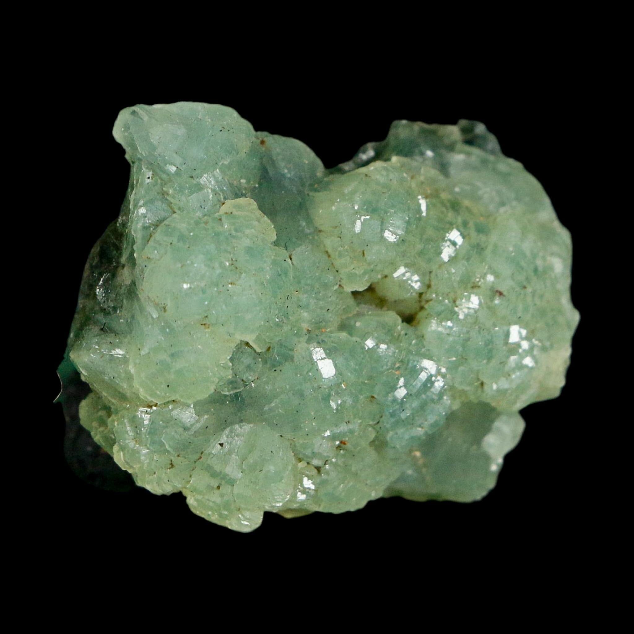 1.3" Rough Green Prehnite Crystal Mineral Specimen Location Imilchil, Morocco