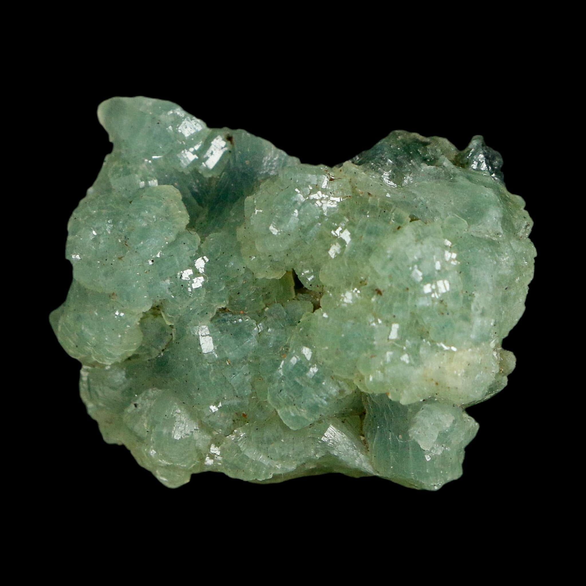 1.3" Rough Green Prehnite Crystal Mineral Specimen Location Imilchil, Morocco