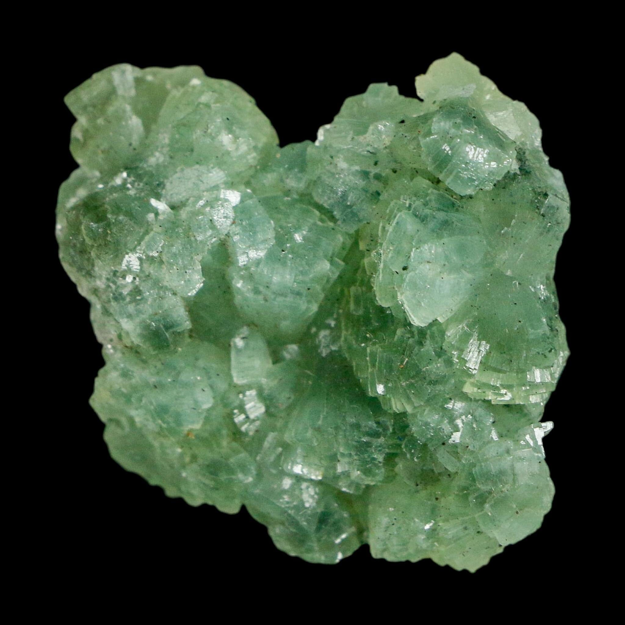 1.3" Rough Green Prehnite Crystal Mineral Specimen Location Imilchil, Morocco